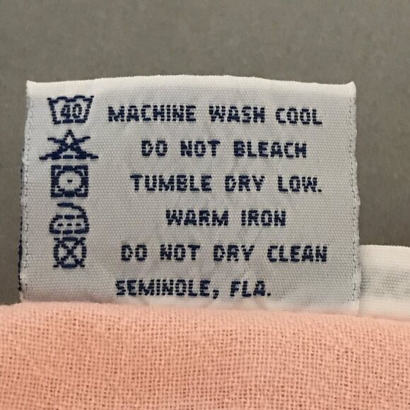 Cotton Seed Women's X-Small Salmon Short Sleeve Button Up Lightweight Top - Picture 6 of 6